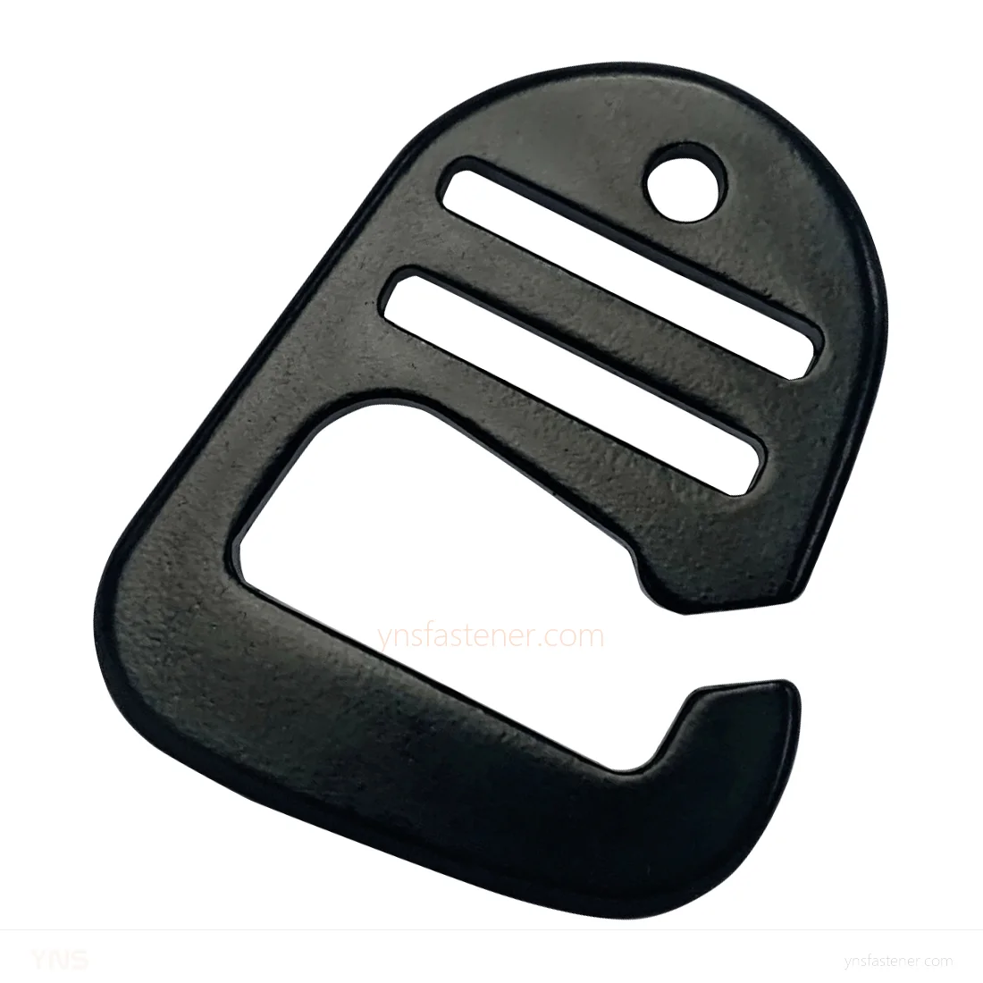 Flat Alloy Hook (Black)